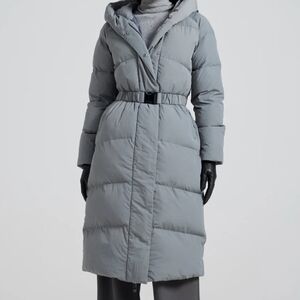 Danier Gray Puffer Coat